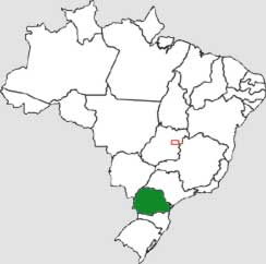 Mapa do Paraná