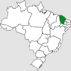 Mapa do Ceará