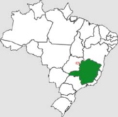 Mapa de Minas Gerais